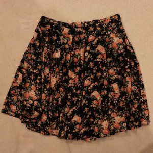 Floral Skater Skirt Charlotte Russe